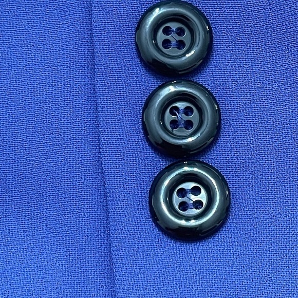 Blushe by Spiegel women’s Missy size 16one button lined purple trench/ over coat - Picture 6 of 7